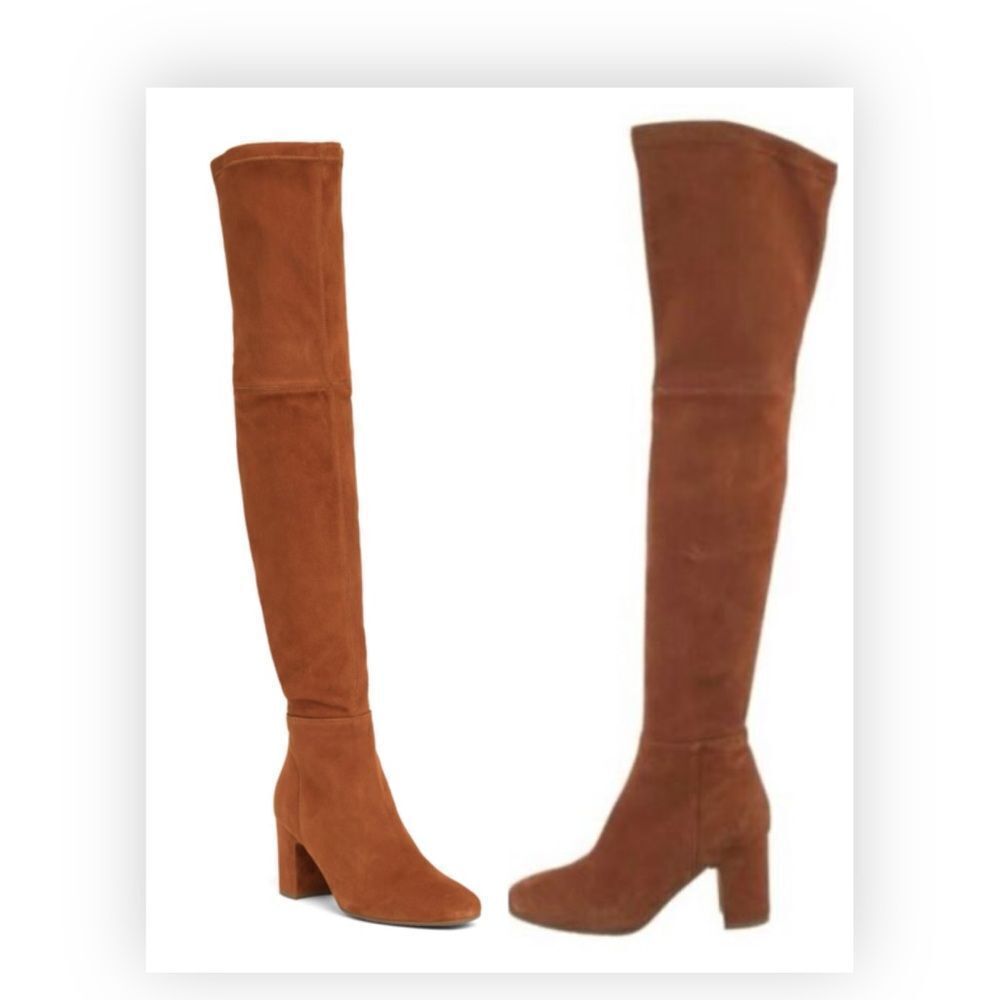 Aquatalia Barbera Tall Shaft Boot Rust Brown $895